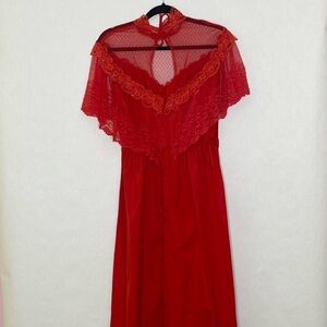 Inspired by Lydia Deetz red wedding dress
